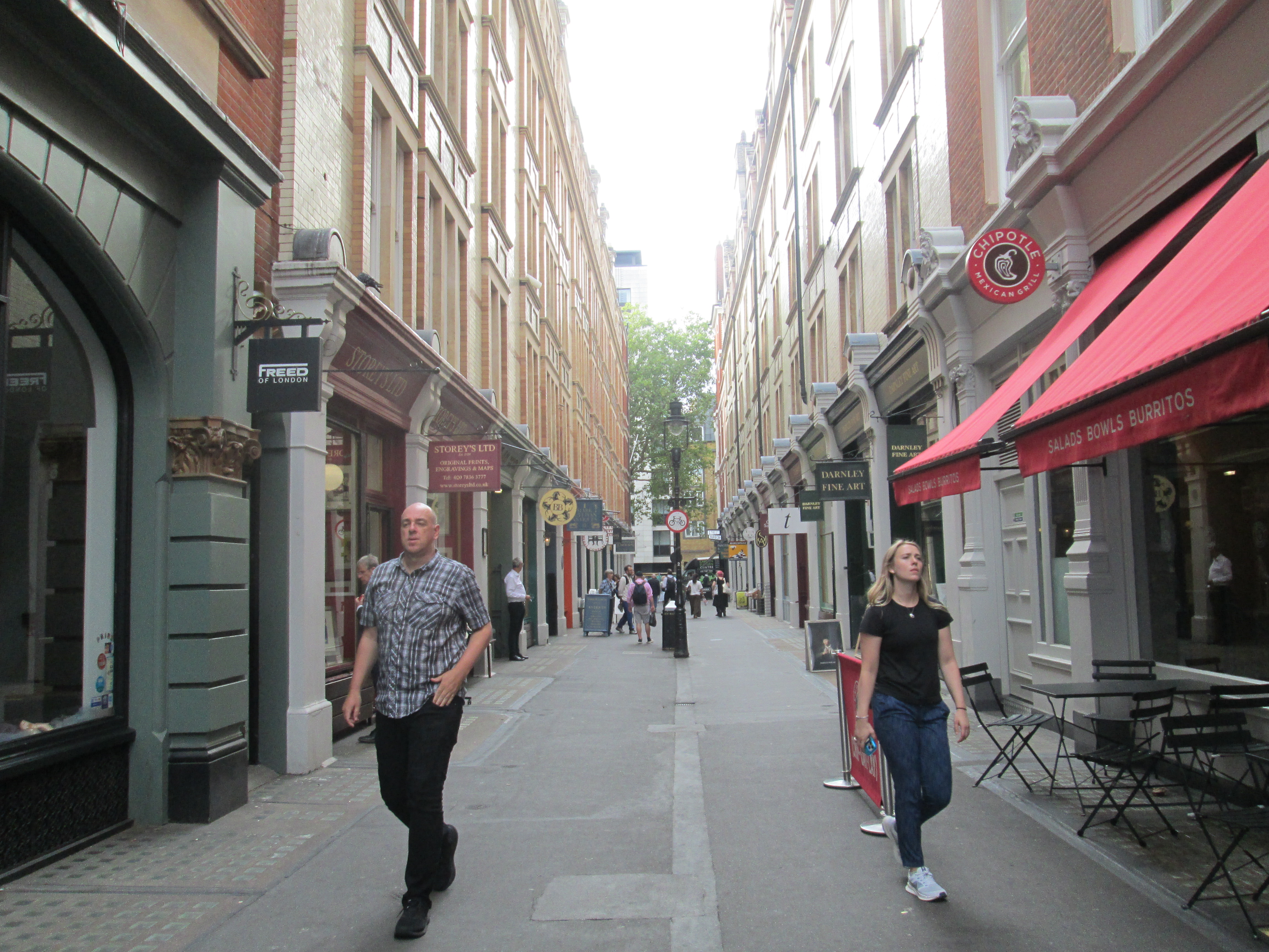An image of Cecil Court in central London.